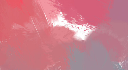 Abstract background of colorful brush strokes. Brushed vibrant wallpaper. Painted artistic creation. Unique and creative illustration.