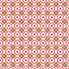 Fototapeta premium Abstract Cross Pattern generative computational art illustration