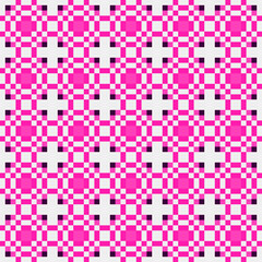 Abstract Cross Pattern generative computational art illustration