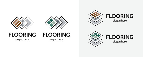 Modern flooring logo