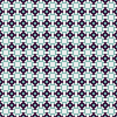 Fototapeta premium Abstract Cross Pattern generative computational art illustration