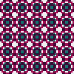 Fototapeta premium Abstract Cross Pattern generative computational art illustration