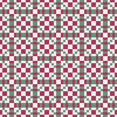 Abstract Cross Pattern generative computational art illustration