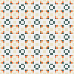 Abstract Cross Pattern generative computational art illustration