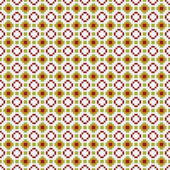 Abstract Cross Pattern generative computational art illustration