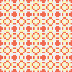 Abstract Cross Pattern generative computational art illustration