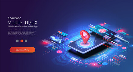 Payment systems and payment methods via card or online payment. Contactless payment. Digital financial services. The concept of mobile payments, personal data protection. The navigation point on phone