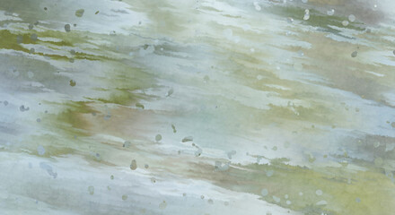 Creative abstract painting. Background with artistic brush strokes. Colorful and vibrant illustration. Painted art.