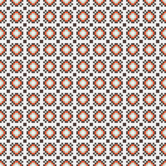 Abstract Cross Pattern generative computational art illustration