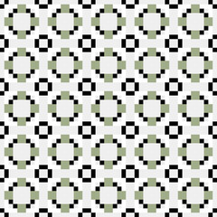 Fototapeta premium Abstract Cross Pattern generative computational art illustration