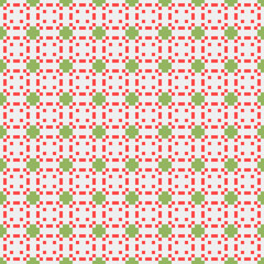Abstract Cross Pattern generative computational art illustration