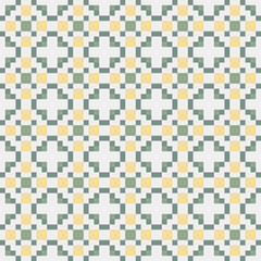 Abstract Cross Pattern generative computational art illustration