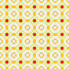 Abstract Cross Pattern generative computational art illustration