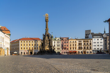 Fototapeta na wymiar Historic Square in Olomouc - Czech Republic