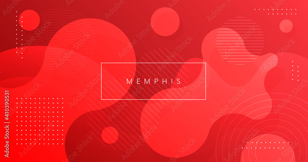 Poster Minimal geometric background. Trendy backdrop with shape elements vector design. Abstract pattern. Modern wallpaper.