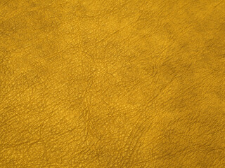 Yellow cattle leather texture background