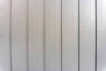 Obraz premium Metal profile wall, metal sheet pattern, corrugated board background