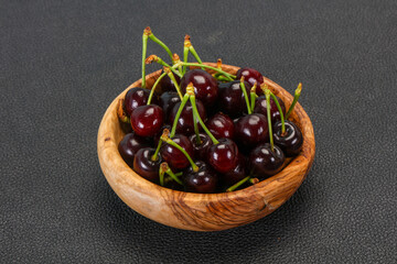 Ripe sweet tasty cherry  berry