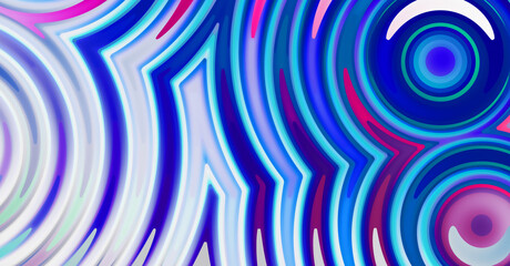 Abstract background with fluid colorful gradient. 2D illustration of modern urban graphic. Graffiti design inspired wallpaper.