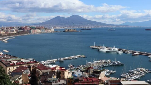 Napoli - Time lapse del golfo da Posillipo