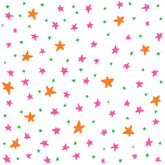 Star night seamless pattern template baby children kids