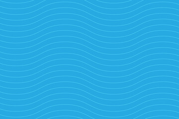 Blue Wave Lines Pattern Abstract Background. Vector