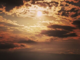Abendrot - Wolkenspiel