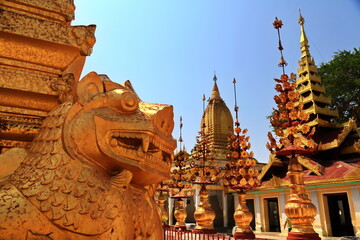 Shwezigon-Pagode in Myanmar