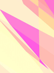Trendy geometric abstract background in minimalistic flat style with dynamic composition.