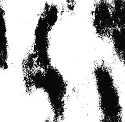 Abstract vector noise. Small particles of debris and dust. Distressed uneven background. Grunge texture overlay with rough and fine grains isolated on white background. Vector illustration. EPS10.