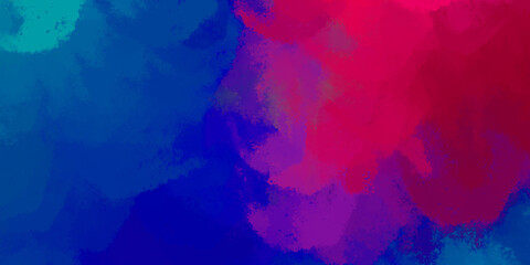 Abstract background of colorful brush strokes. Brushed vibrant wallpaper. Painted artistic creation. Unique and creative illustration. Brush stroked painting. Wall art.