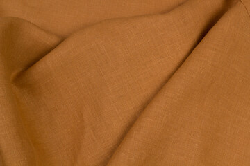 Fabric linen suit fold top view.  color textile	
