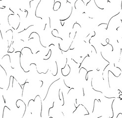 Abstract vector noise. Small particles of debris and dust. Distressed uneven background. Grunge texture overlay with rough and fine grains isolated on white background. Vector illustration. EPS10.