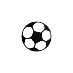 Football ball icon. Sport soccer symbol. Logo design element