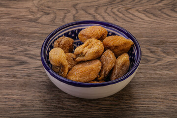 Dry sweet fig fruit heap