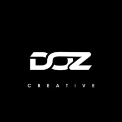 DOZ Letter Initial Logo Design Template Vector Illustration