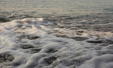Surface of sea.