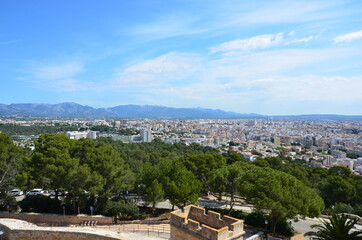 Marvelous view of the Palma de Mallorca