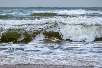 Wavy Baltic sea.