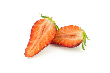 Strawberry isolated on the white background