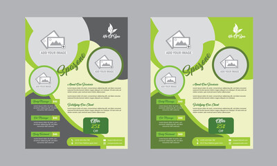 Beauty Salon Flyer Template Design 