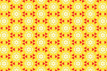 seamless geometric pattern with shapes