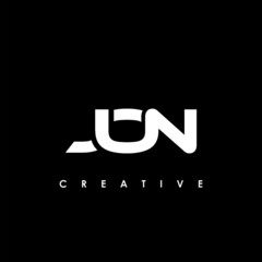 JON Letter Initial Logo Design Template Vector Illustration
