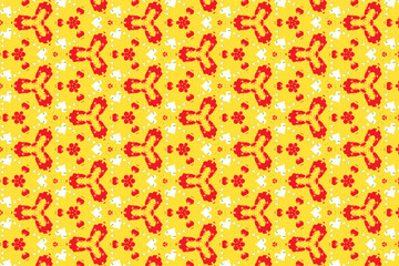 seamless geometric pattern with shapes
