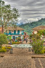 Fototapeta na wymiar Jardin, Antioquia, Colombia - HDR Image