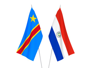 Democratic Republic of the Congo and Paraguay flags