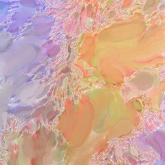 Handmade surreal abstract pattern watercolor. Modern artistic painting. 2d illustration. Texture backdrop painting mix. Creative wall art. Contemporary art.