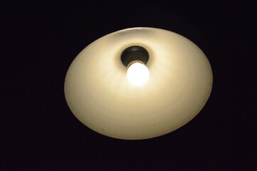 light bulb in the dark