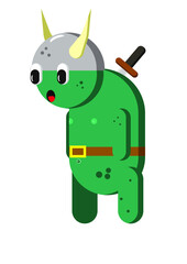 Orc Viking Warrioir Art