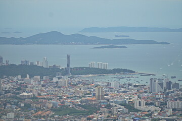 Thailand, Pattaya, helicopter photography.